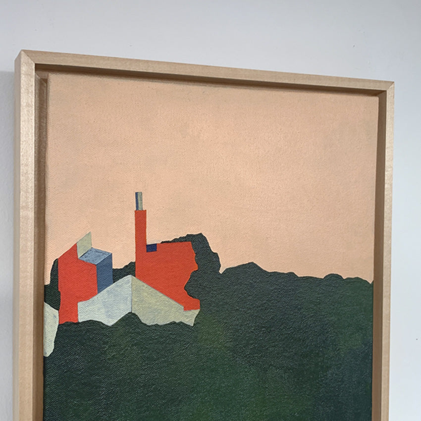 Houses In The Woods Painting No 5