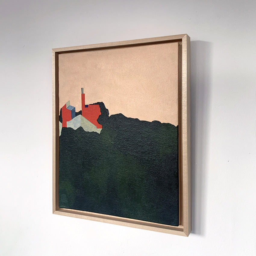 Houses In The Woods Painting No 5